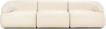 Canapé modulable 3 places beige Sofia