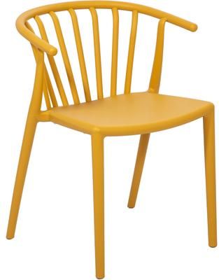 Silla para exterior apilable Capri