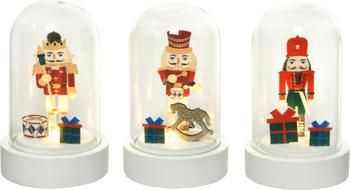 LED lichtobjectenset Notenkraker, 3-delig