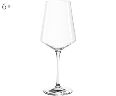 Verres à vin blanc modernes Puccini, 6 pièces
