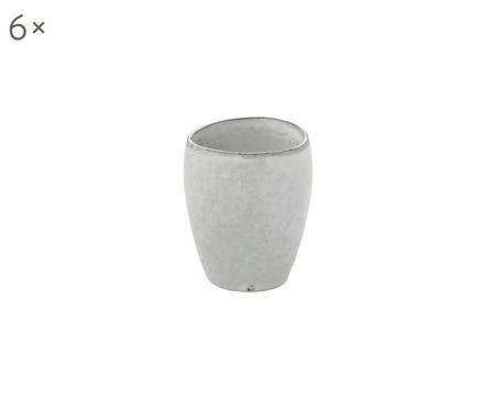 Tazas de café artesanales Nordic Sand, 6 uds.