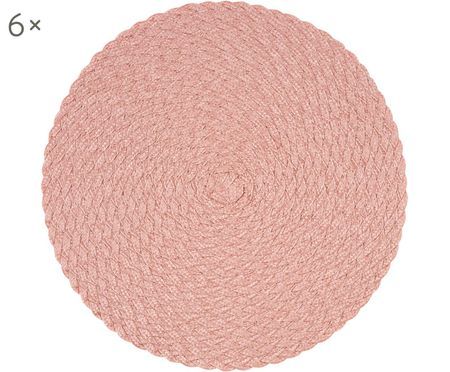Tovaglietta di plastica rotonda Avon, 6 pz.