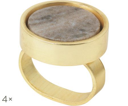 Ronds de serviette de table Haakon, 4 pièces