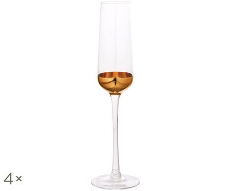 Set bicchieri da champagne, 4 pz.