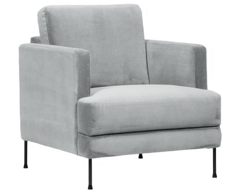 Samt-Sessel Fluente