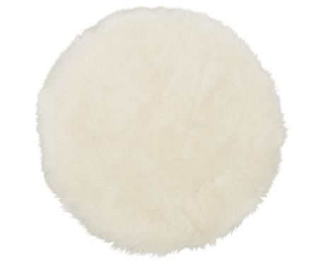 Galette de chaise en peau de mouton Oslo, lisse