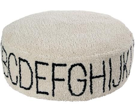 Rundes Teddy Bodenkissen ABC