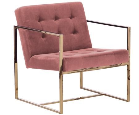 Sillón de terciopelo Manhattan