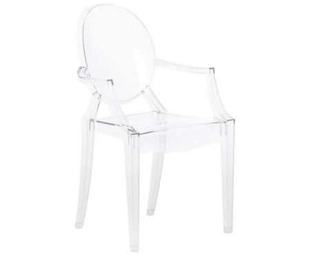 Chaise à accoudoirs Louis Ghost