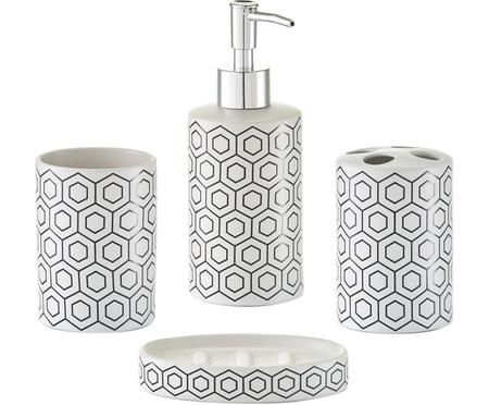 Set de accesorios de baño Graphic, 4 pzas.