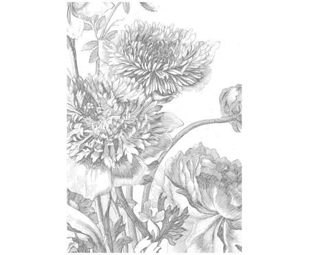 Fototapete Engraved Flowers