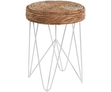 Hocker Hurten mit Sitzfläche aus Naturfaser