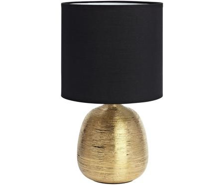 Tischleuchte Oscar in Schwarz-Gold