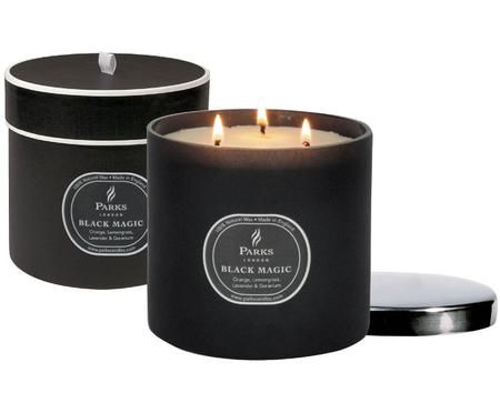 Bougie parfumée à trois mèches Black Magic (orange et citronnelle)