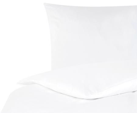 Baumwollsatin-Bettwäsche Comfort in Weiß