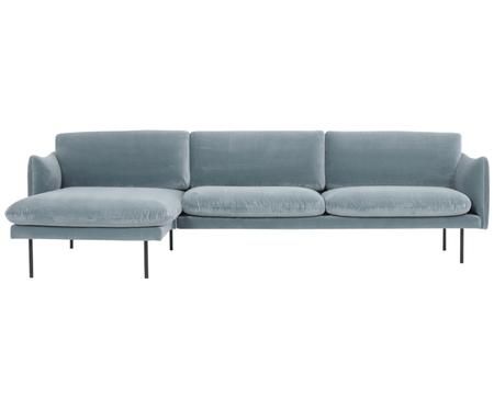Samt-Ecksofa Moby