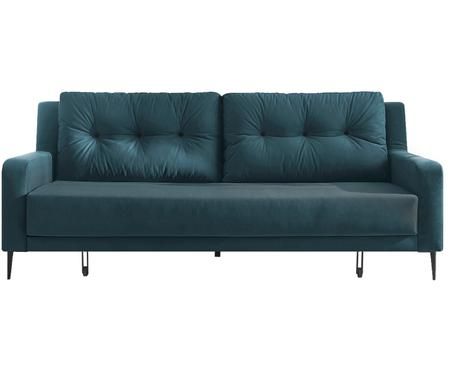Sofa rozkładana z aksamitu Bergen (3-osobowa)