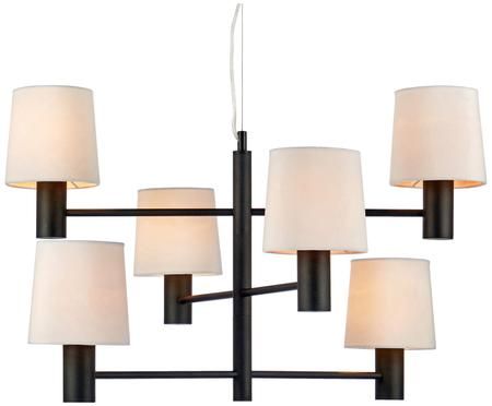Lampada a sospensione in velluto London