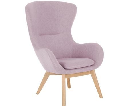 Sessel Wing in Rosa