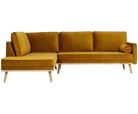Samt-Ecksofa Saint (3-Sitzer)
