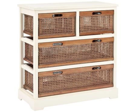 Rattan-Kommode Bantu mit Schubladen