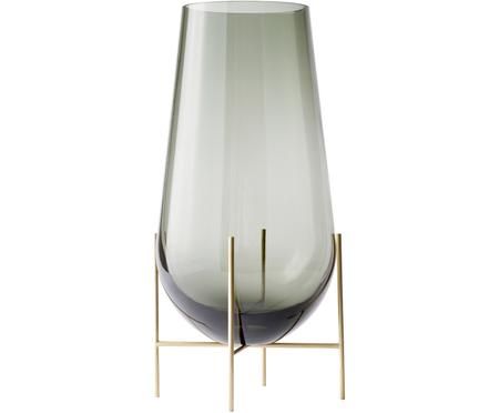 Vase design en verre soufflé bouche Échasse