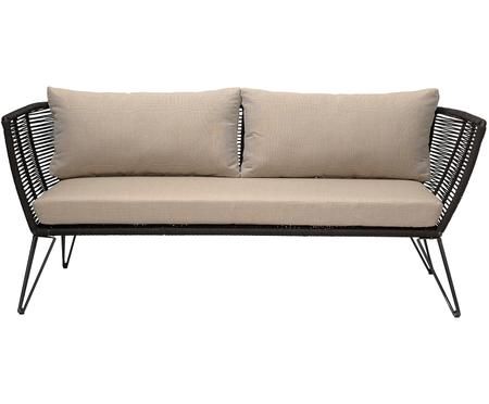 Garten-Loungesofa Mundo mit Kunststoff-Geflecht (2-Sitzer)