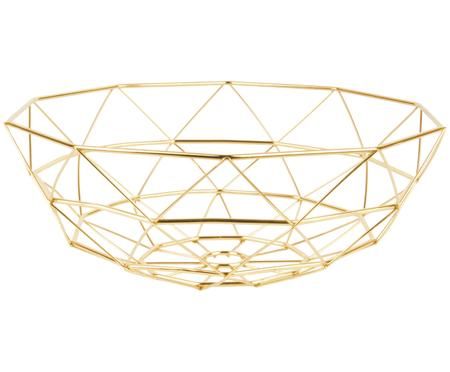 Aufbewahrungskorb Diamond Cut in Gold