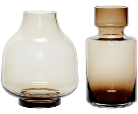 Ensemble de vases en verre Mary-Jane, 2 élém.