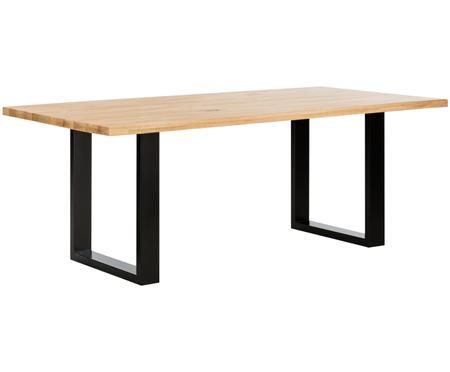 Esstisch Oliver mit Massivholzplatte