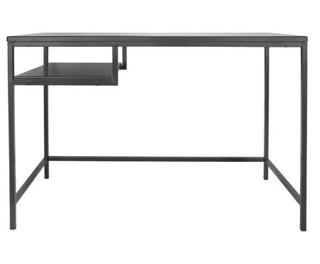 Metall-Schreibtisch Fushion in Schwarz