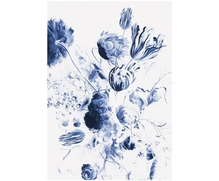 Fototapete Royal Blue Flowers