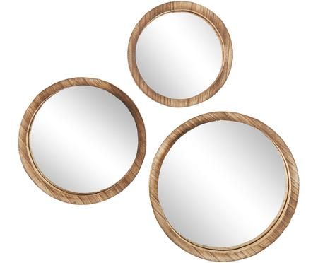 Ensemble de miroirs muraux Jones, 3 élém.