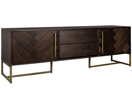 Fischgrät-Sideboard Class mit Akazienholzfurnier