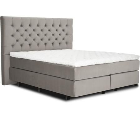 Premium Samt-Boxspringbett Phoebe