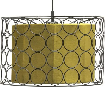 Suspension Ring avec abat-jour en velours
