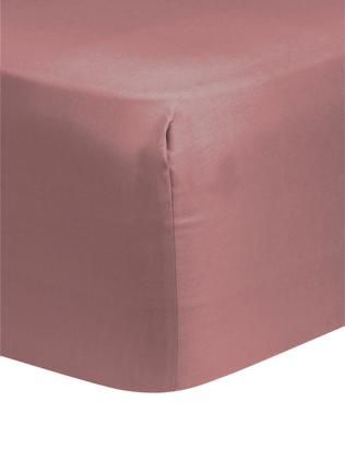 Spannbettlaken Comfort in Mauve, Baumwollsatin