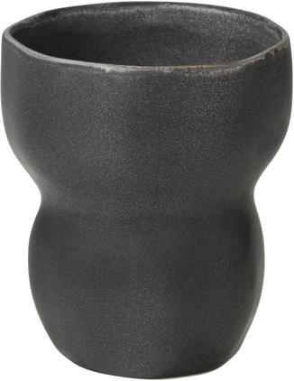 Steingut-Becher Limfjord in organischer Form, in verschiedenen Grössen