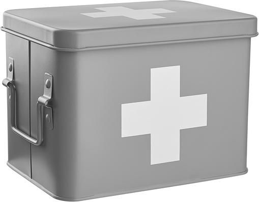 Aufbewahrungsbox Medic in Hellgrau/Weiß
