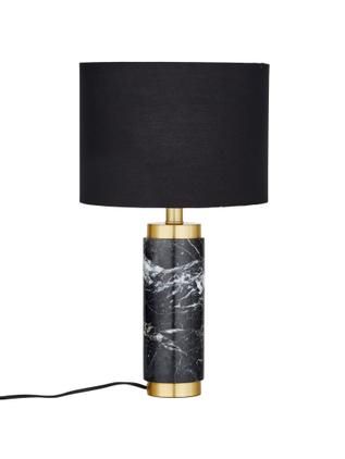 Glam-Tischlampe Miranda mit Marmorfuß