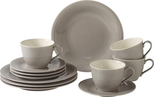 Geschirr-Set Loop, 4 Personen (12-tlg.)