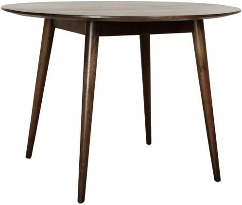 Table ronde bois de manguier Oscar, Ø 106 cm
