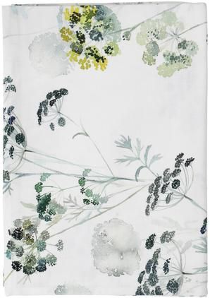 Baumwoll-Tischdecke Herbier mit Blumenmuster