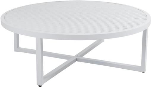 Garten-Couchtisch Vevi in Weiß