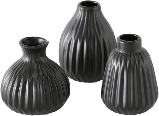 Kleines Vasen-Set Esko aus Porzellan, 3-tlg.