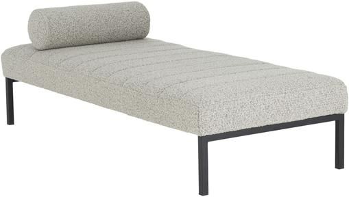 Bouclé-Daybed Wowi in Hellgrau
