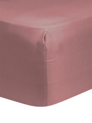 Spannbettlaken Comfort in Mauve, Baumwollsatin