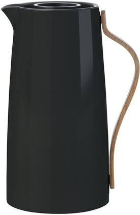 Isolierkanne Emma, Schwarz glänzend, 1.2 L