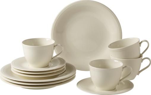 Porzellan-Kaffeeservice Loop, 4 Personen (12-tlg.)