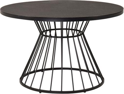 Runder Esstisch Tropea mit Spraystone-Platte, Ø 110 cm